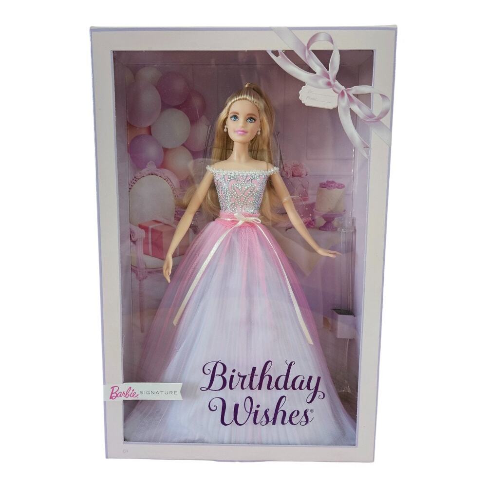 NEW Barbie Doll Birthday Wishes 2017 (Mint w/Certificate of Authenticity)
